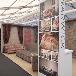 Warwick Fabrics Decorex stand 2015